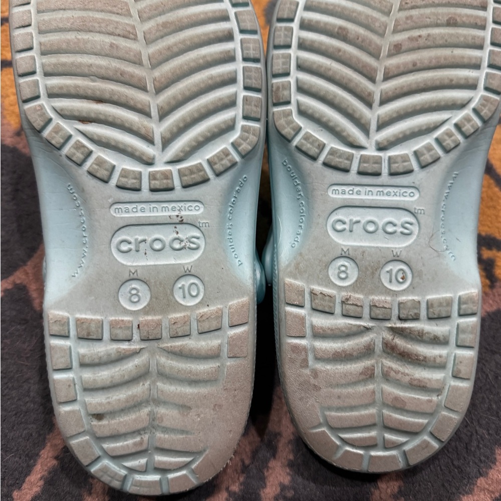 CROCS Baby Blue color Men’s size 10 Women’s size 8 - Picture 9 of 9